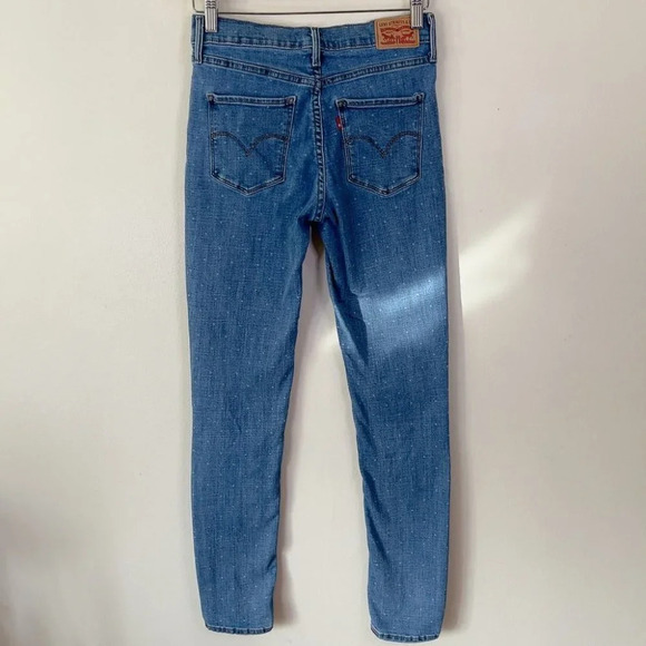 Levi's 311 Shaping Polka Dot Skinny Medium Wash Jeans - Picture 16 of 16